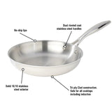 SuperSteel Tri-Ply Clad Stainless Steel 20cm/8" Fry Pan, Skillet - Meyer