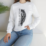 White Sher-E-Punjab Crewneck Sweatshirt