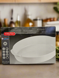 Pyroflam 35x22cm Oval Dish-White