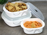 Corelle Coordinates Plastic Storage Set Simple Lines