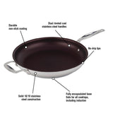 Confederation Stainless Steel 32cm/12.5" Non Stick Fry Pan Skillet Meyer