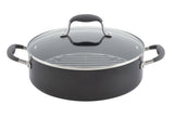 Anolon Advanced Hard Anodized 5.5 Qt Covered Dutch Oven w/rack