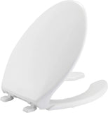 Bemis Elongated Plastic Toilet Seat White