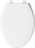 Bemis Elongated Plastic Toilet Seat White