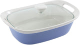 2.5 qt Oblong Baking Dish Corningware Etch