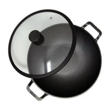 Cast Iron 30cm/4.7L Kadai with lid