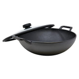Cast Iron 30cm/4.7L Kadai with lid