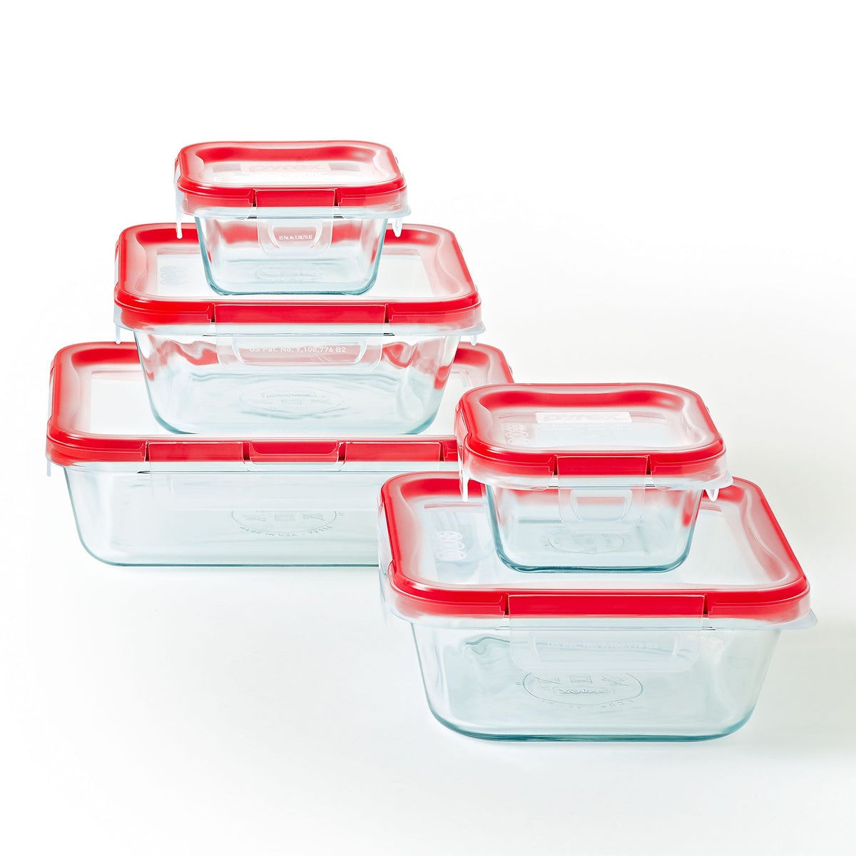 Glass pyrex set clearance