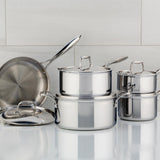 SuperSteel Tri-Ply Clad Stainless Steel 10-Piece Meyer, Made in Canada