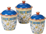 3pc Ceramic Canister Set-Torino