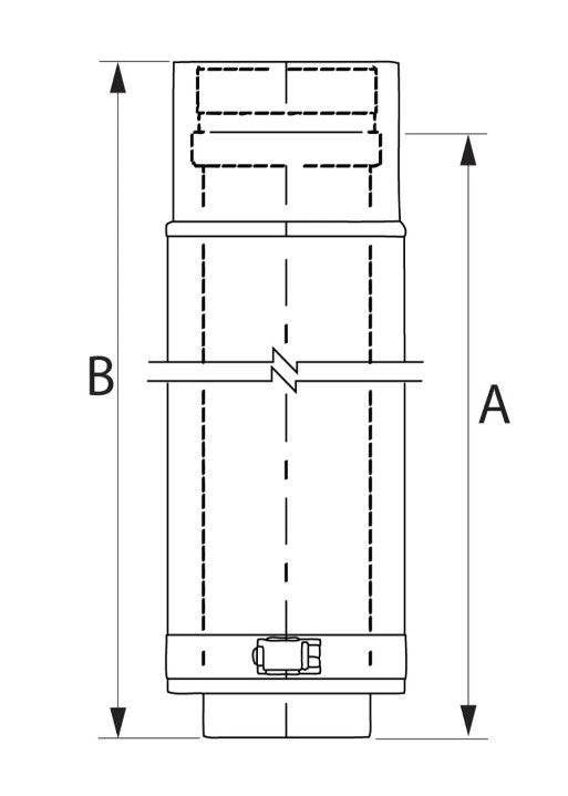 DuraVent 6" Double Wall Adjustable Vent FasNSeal Series Simcart.ca