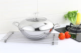 32 cm Wok Stainless Steel