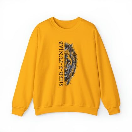 Gold Sher-E-Punjab Crewneck Sweatshirt