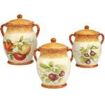 3 Piece Ceramic Canister Set - Tuscan