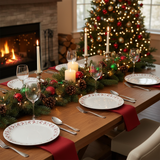 Corelle Dancer & Prancer 10.25" Dinner Plates, 4 piece Set