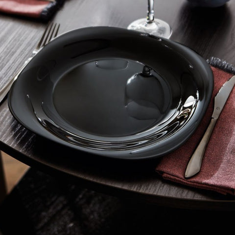 Luminarc Black 26.5cm Dinner Plate Carine