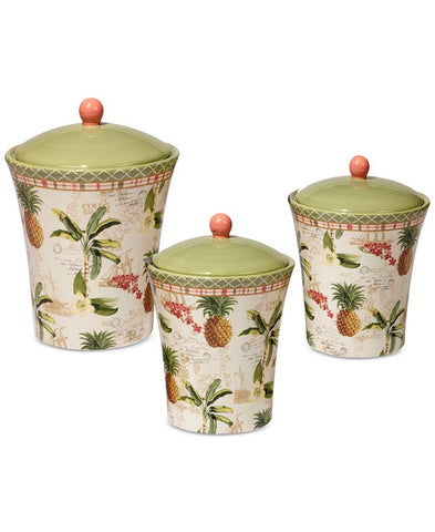 3pc Canister Set - Floridian