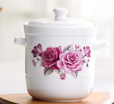 Porcelain Jar Rose