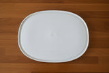 Corningware French White Oval Plastic Lid for 2.5-quart Baking Dish