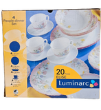 Luminarc 20 Piece Dinner Set Elise