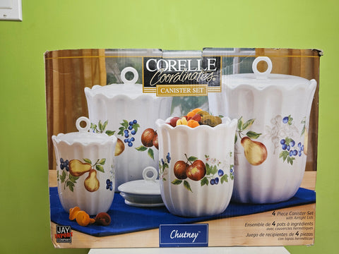 Corelle Coordinates Canister Set Chutney