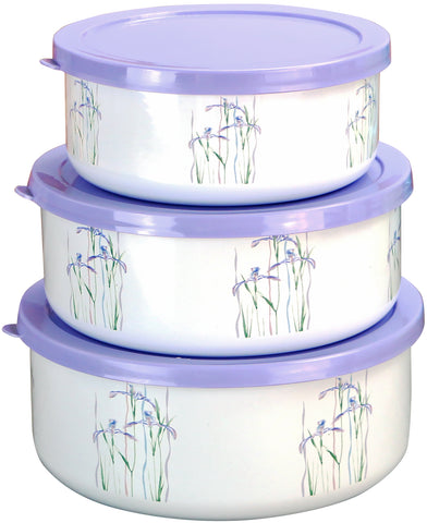 Corelle Coordinates Shadow Iris Storage Bowl Set
