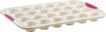 Structure Silicone White Confetti 24 Count Mini Muffin Pan