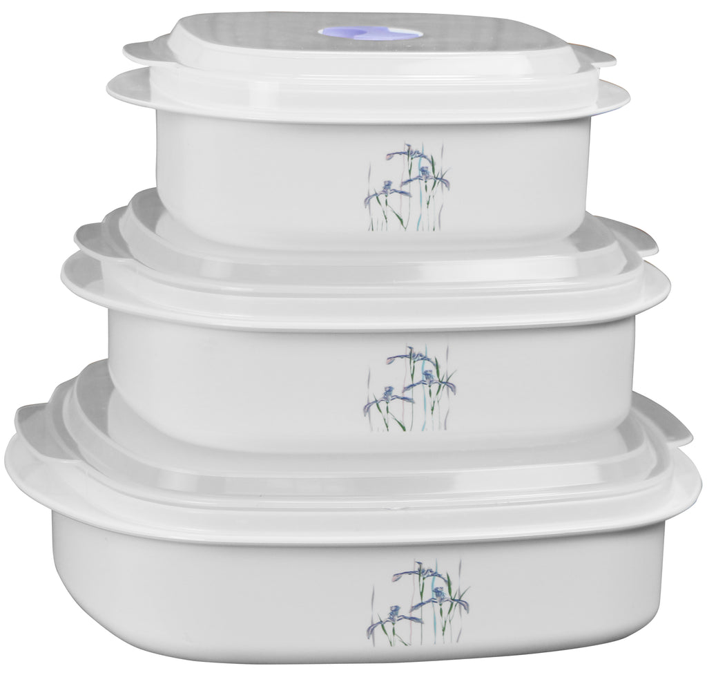 Corelle Storage Corelle Coordinates Plastic Storage Set Shadow Iris – Simcart.ca