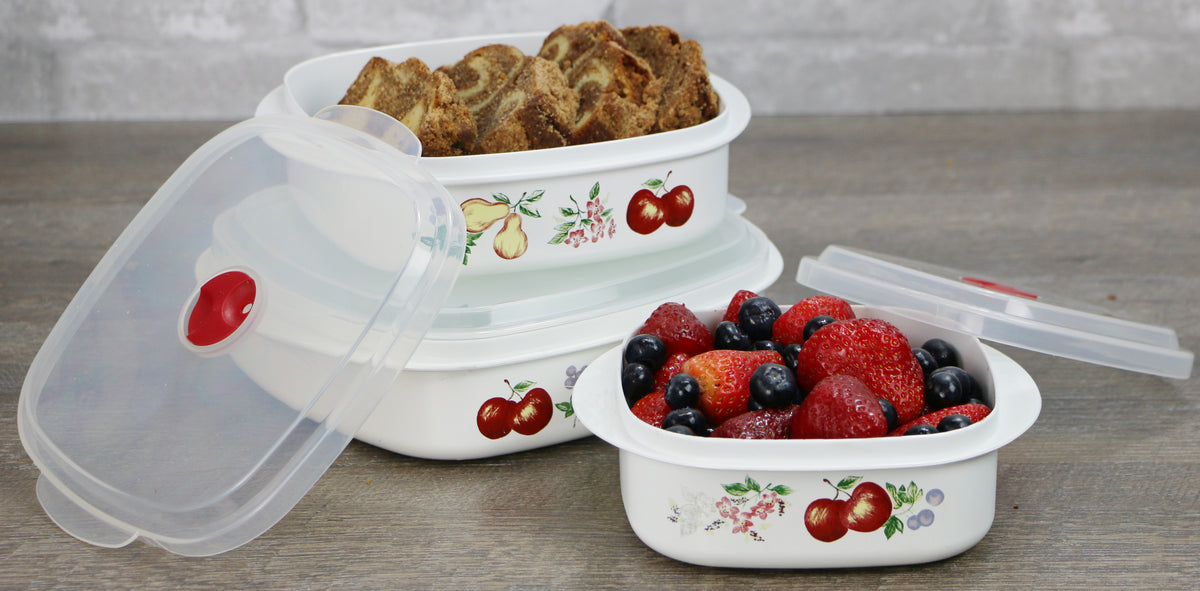 Corelle Coordinates Plastic Storage Set Chutney – Simcart.ca
