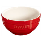STAUB Ceramique 17 cm Round Bowl, Cherry