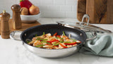 Accolade Stainless Steel 32cm/12.5" Everyday Pan with cover- Meyer, Made in Canada