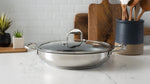 Accolade Stainless Steel 32cm/12.5" Everyday Pan with cover- Meyer, Made in Canada