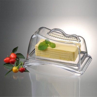 Covered Acrylic Butter Dish Prodyne