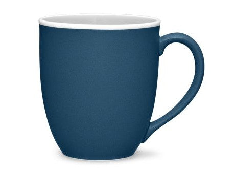Noritake ColorTrio Coupe Blue Mug 12 oz
