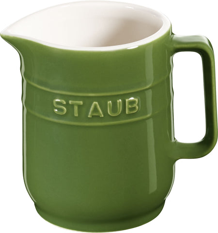 STAUB Ceramic Creamer 0.25L Basil Green