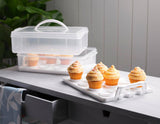 Snapware Snap n Stack 2-Layer Cookie & Cupcake Carrier