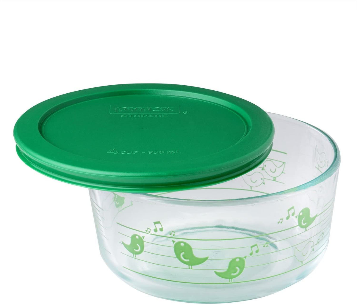 4 Cup Decorated Pyrex Green Birds – Simcart.ca