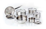 Classic Stainless Steel Cookware Set, 11 Piece - Meyer. Made in Canada