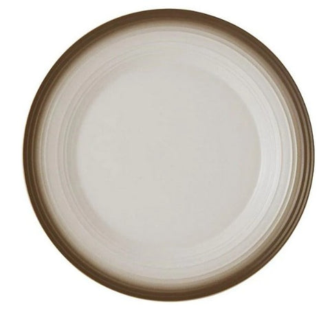 Mikasa Swirl Ombre Mocha 11"/ 28cm Dinner Plate