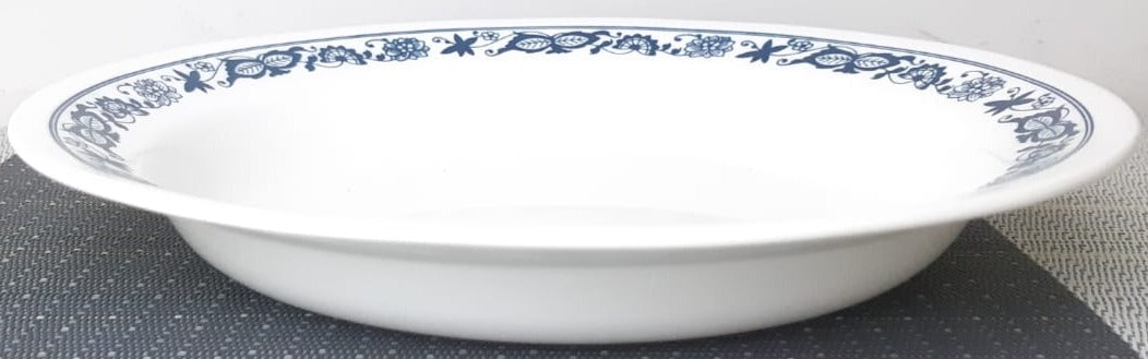 Corelle 15 ounce Rim Plate - Old Town Blue – Simcart.ca
