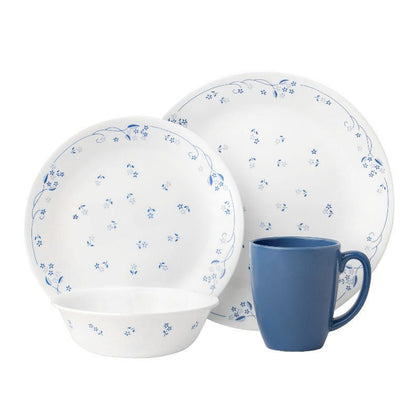 Corelle 16pc Dinnerware Set Provincial Blue