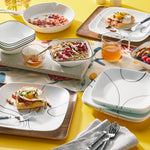 Corelle Simple Lines 18-piece Dinnerware Set, Service for 6