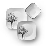 Corelle Timber Shadows 18-piece Dinnerware Set, Service for 6