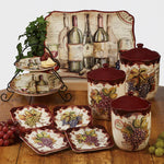 3pc Canister Set-Vintners Journal