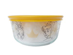 4 Cup Decorated Pyrex Disney Princesses