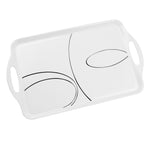 Corelle Coordinates 11.5" x 18" Melamine Serving Tray Simple Lines