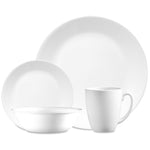 Corelle 16pc Dinnerware Set Winter Frost White